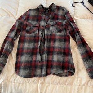 RVCA Flannel. Worn once. Size M. Warm, thick flannel.